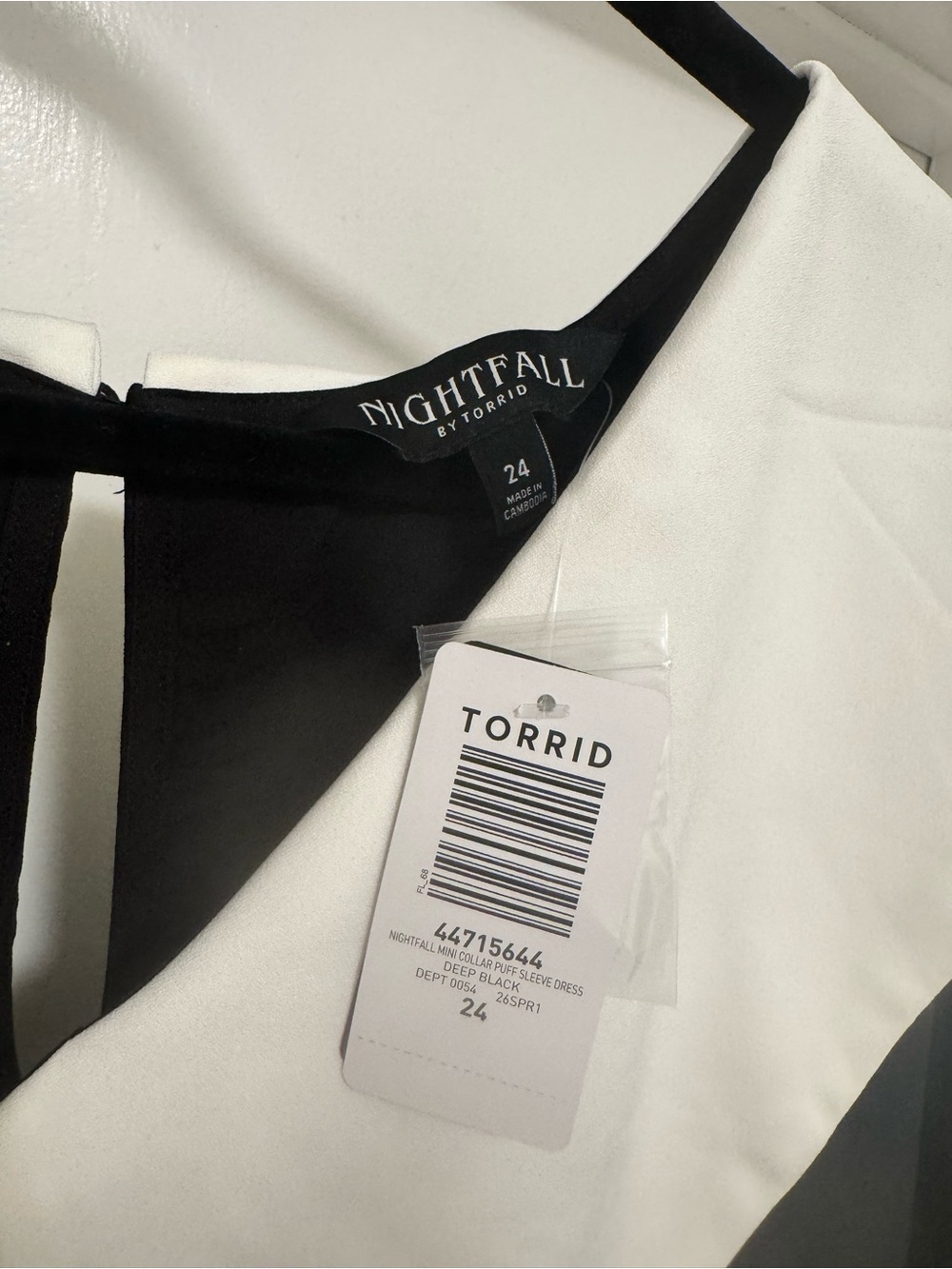 torrid Nightfall Collared Mini Dress - Picture 4 of 8